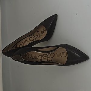 Sam Edelman black leather heels